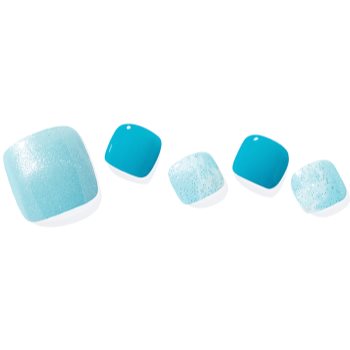 ohora Semi Cured Gel Pedicure Strips P Ocean Gleam folii autocolante pentru unghii pentru picioare